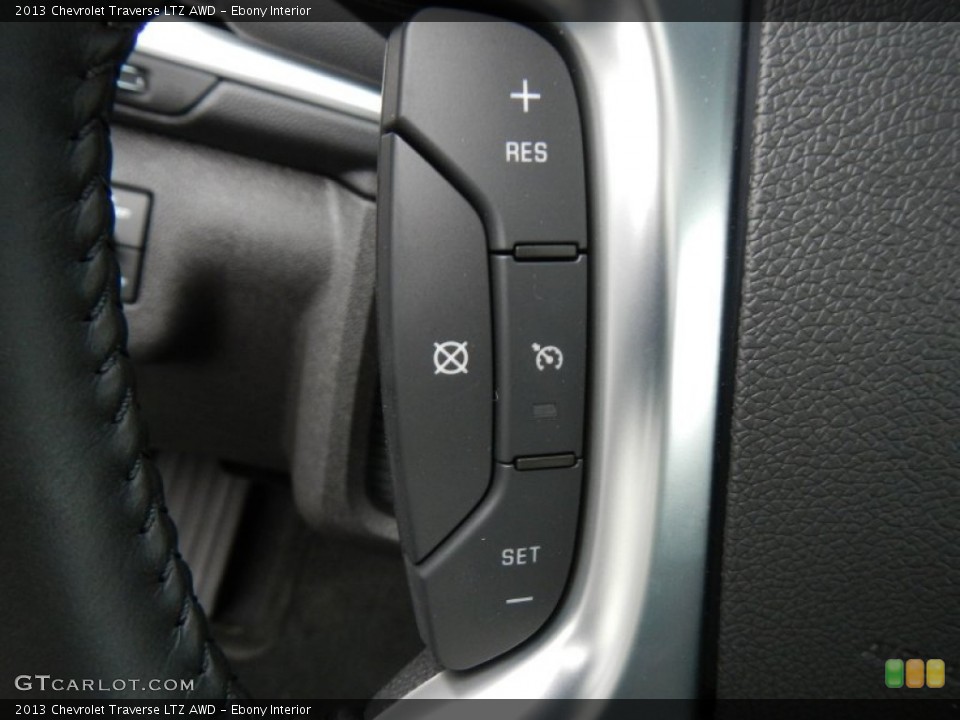 Ebony Interior Controls for the 2013 Chevrolet Traverse LTZ AWD #74887522