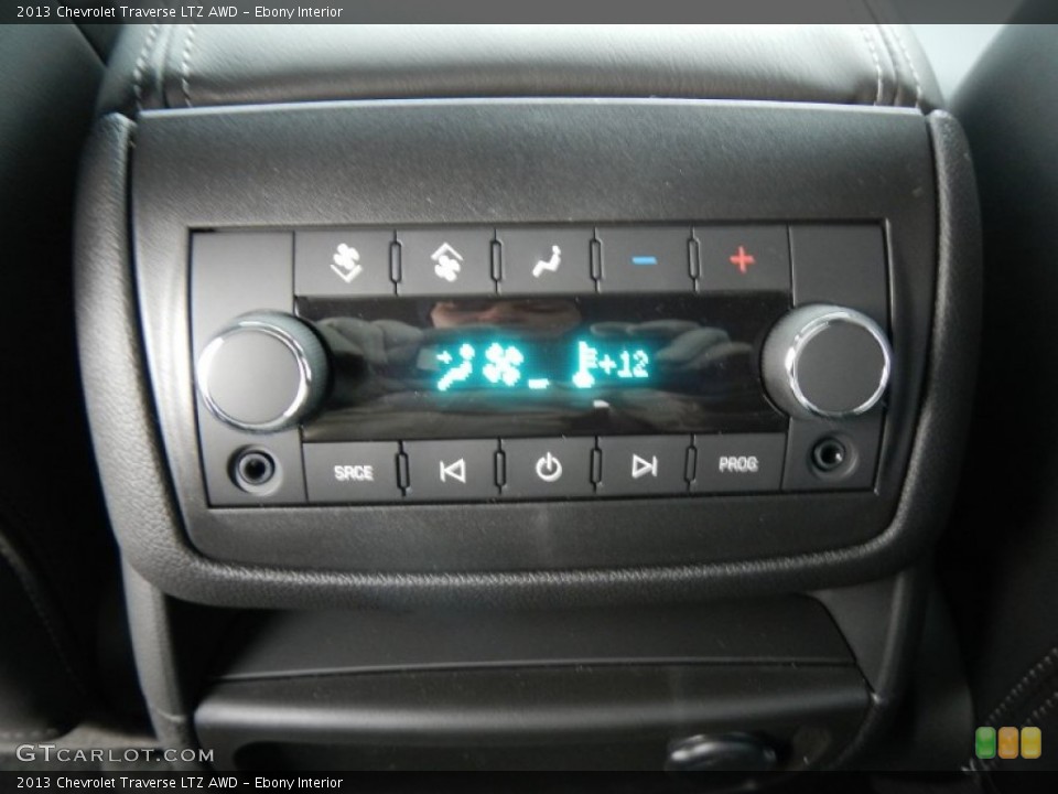 Ebony Interior Controls for the 2013 Chevrolet Traverse LTZ AWD #74887815