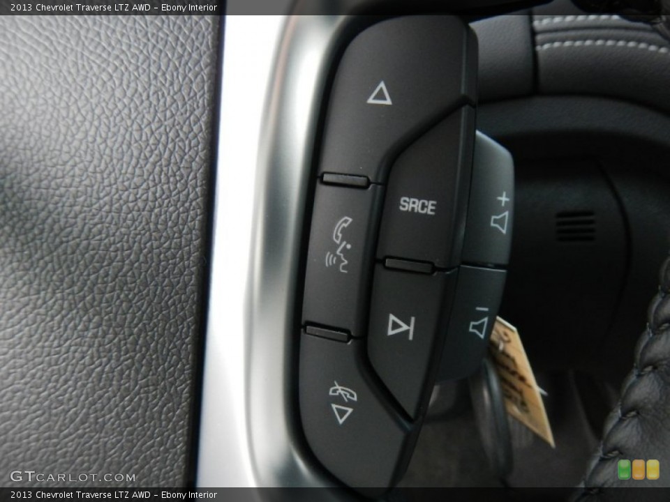 Ebony Interior Controls for the 2013 Chevrolet Traverse LTZ AWD #74888039