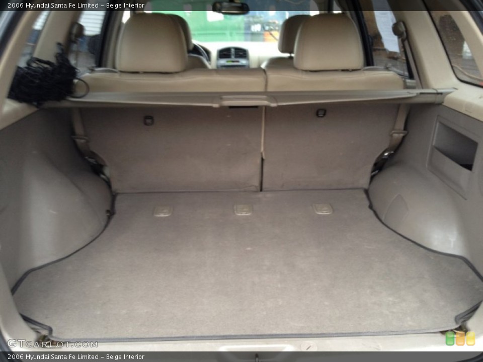 Beige Interior Trunk for the 2006 Hyundai Santa Fe Limited #74888088