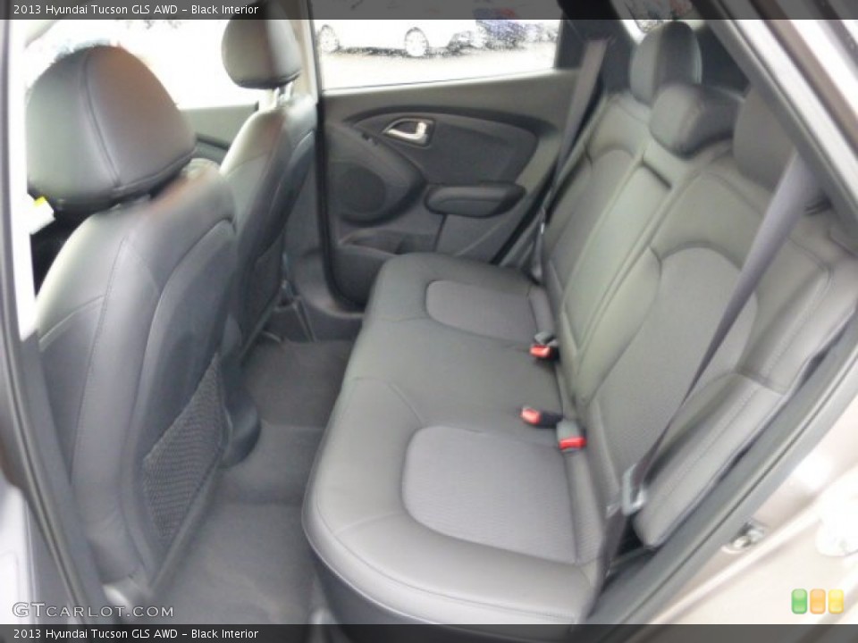 Black Interior Rear Seat for the 2013 Hyundai Tucson GLS AWD #74888466