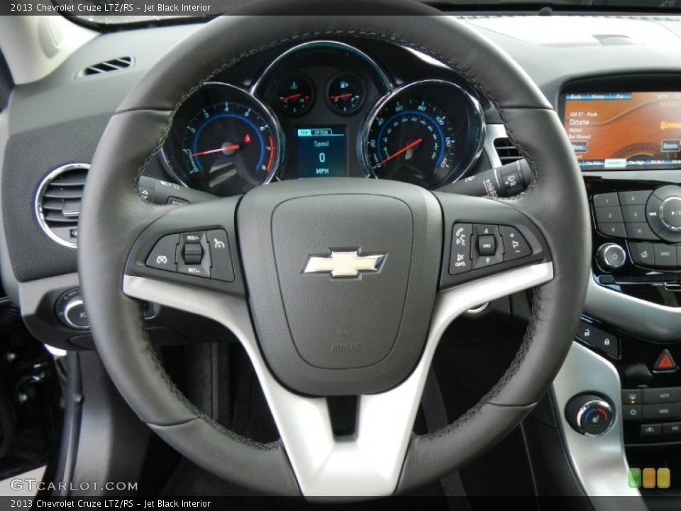 Jet Black Interior Steering Wheel for the 2013 Chevrolet Cruze LTZ/RS #74889099