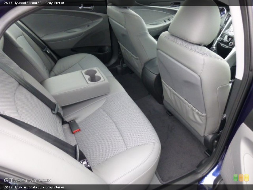 Gray Interior Rear Seat for the 2013 Hyundai Sonata SE #74889162