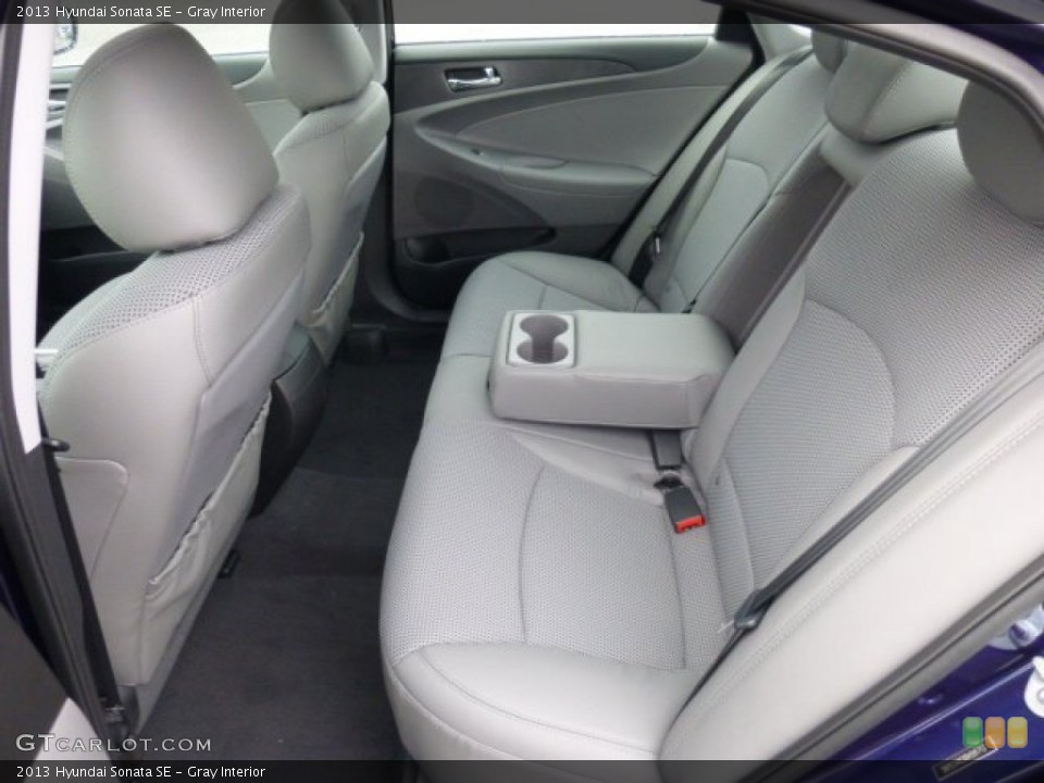 Gray Interior Rear Seat for the 2013 Hyundai Sonata SE #74889171