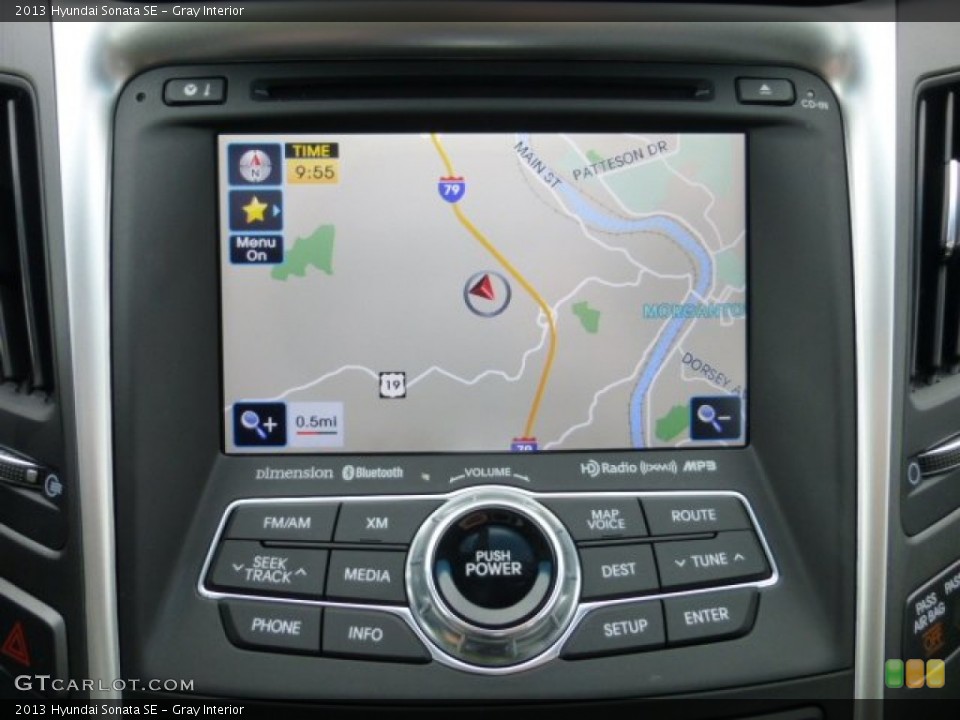 Gray Interior Navigation for the 2013 Hyundai Sonata SE #74889267