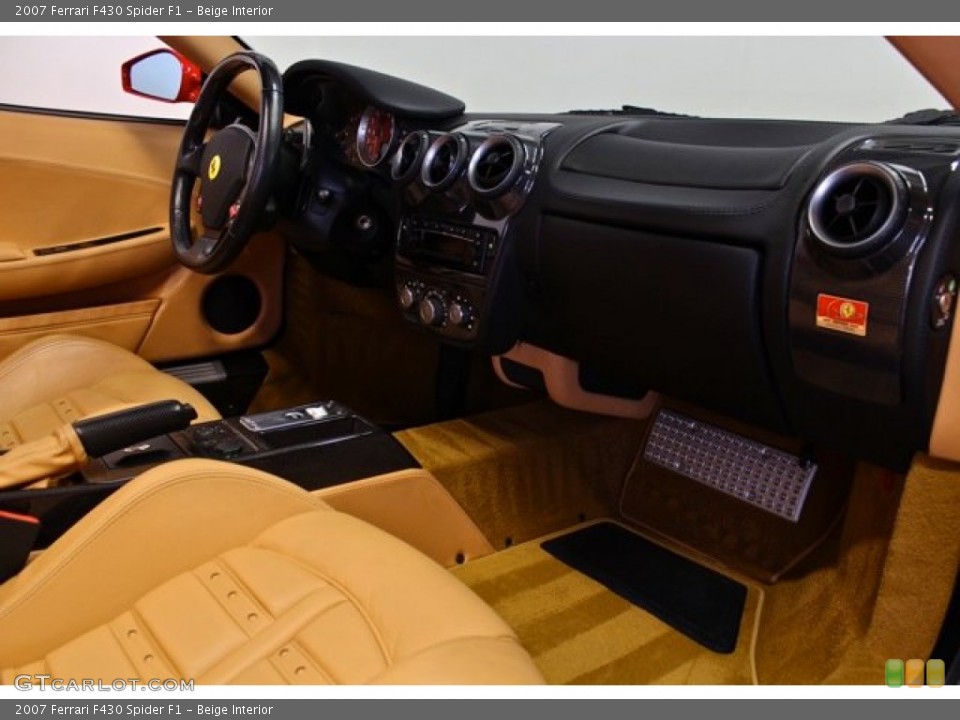 Beige Interior Dashboard for the 2007 Ferrari F430 Spider F1 #74889967