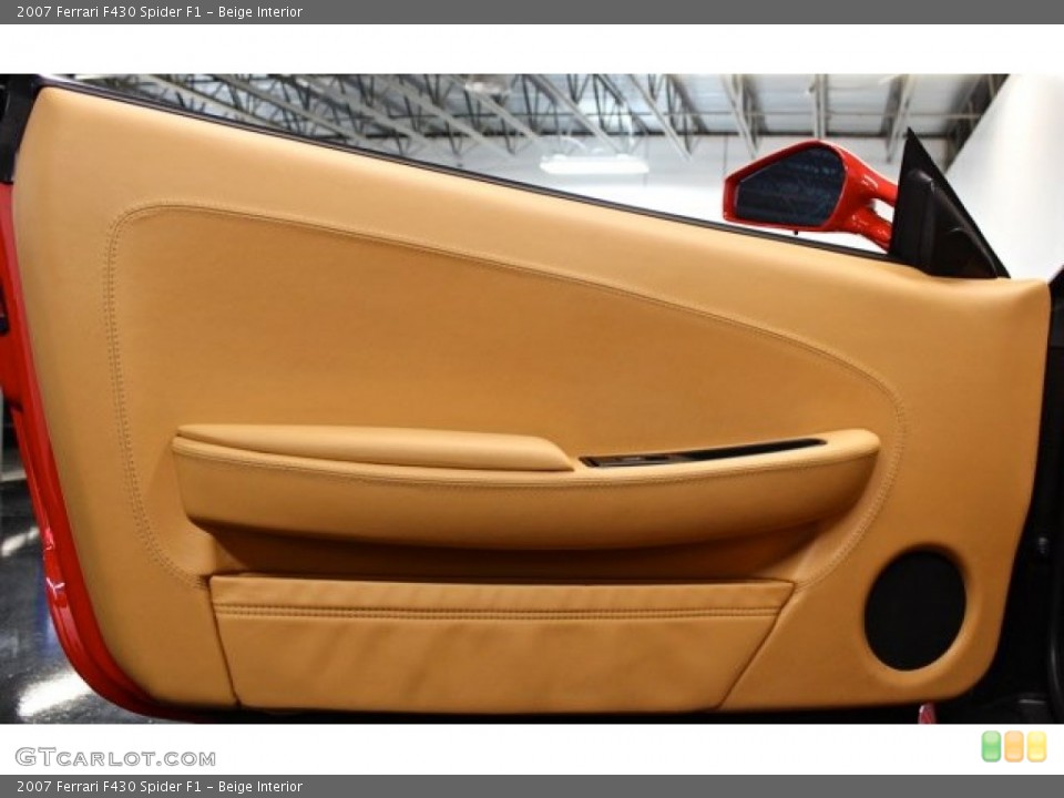 Beige Interior Door Panel for the 2007 Ferrari F430 Spider F1 #74890210