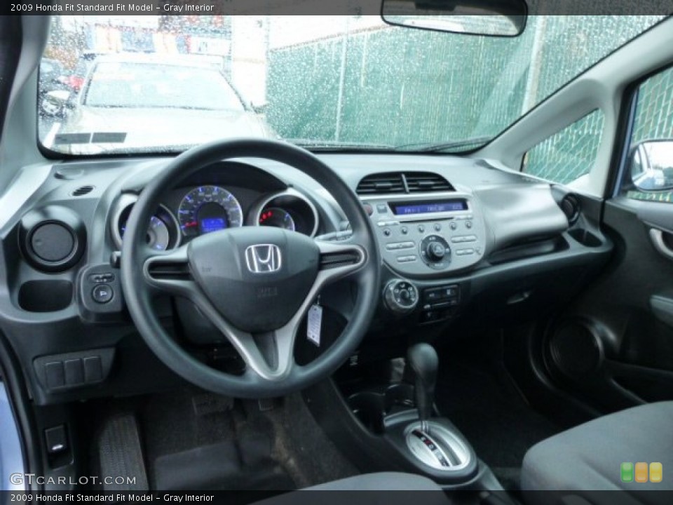 Gray Interior Dashboard for the 2009 Honda Fit  #74891496