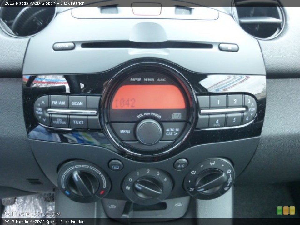 Black Interior Controls for the 2013 Mazda MAZDA2 Sport #74892495