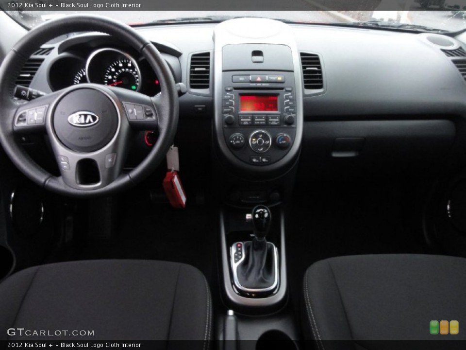 Black Soul Logo Cloth Interior Dashboard for the 2012 Kia Soul + #74893257