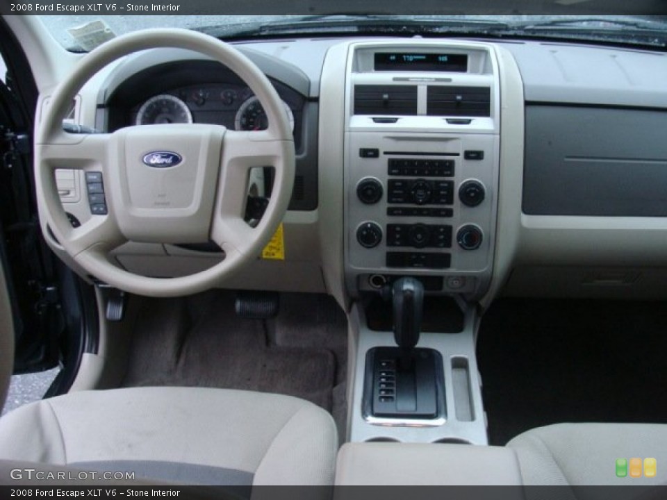 Stone Interior Dashboard for the 2008 Ford Escape XLT V6 #74894643