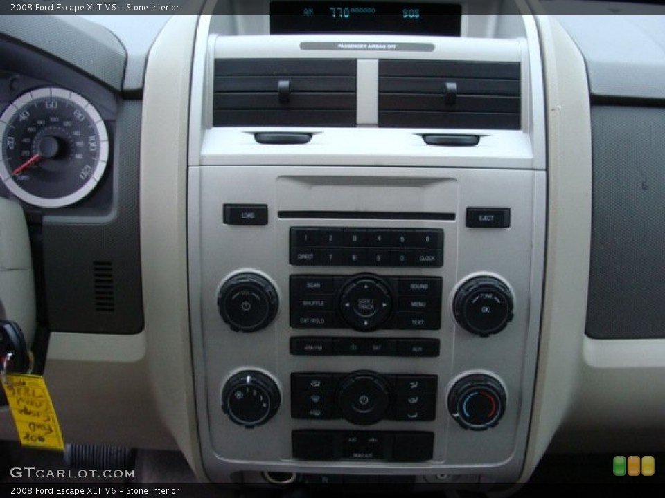 Stone Interior Controls for the 2008 Ford Escape XLT V6 #74894697