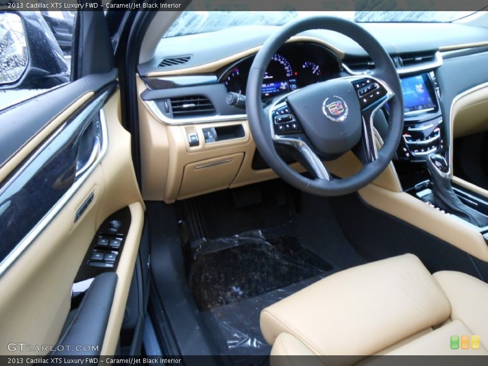 Caramel/Jet Black Interior Prime Interior for the 2013 Cadillac XTS Luxury FWD #74895879