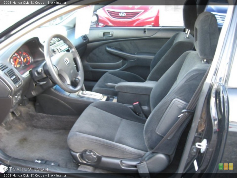 Black Interior Photo for the 2003 Honda Civic EX Coupe #74896877