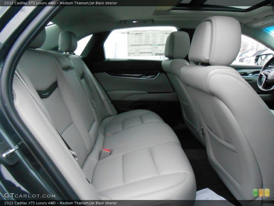 Medium Titanium/Jet Black Interior Rear Seat for the 2013 Cadillac XTS Luxury AWD #74896883