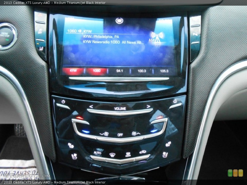Medium Titanium/Jet Black Interior Controls for the 2013 Cadillac XTS Luxury AWD #74896965