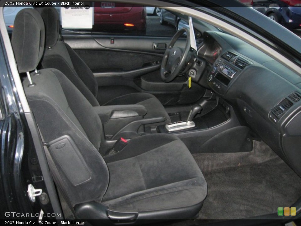 Black Interior Photo for the 2003 Honda Civic EX Coupe #74896983