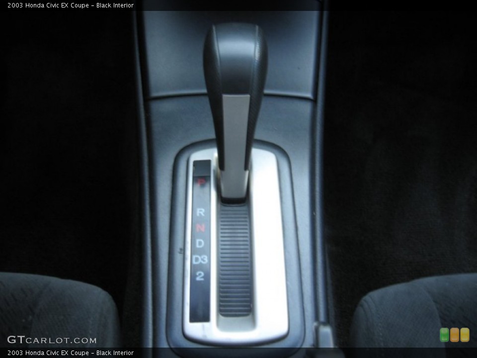 Black Interior Transmission for the 2003 Honda Civic EX Coupe #74897103