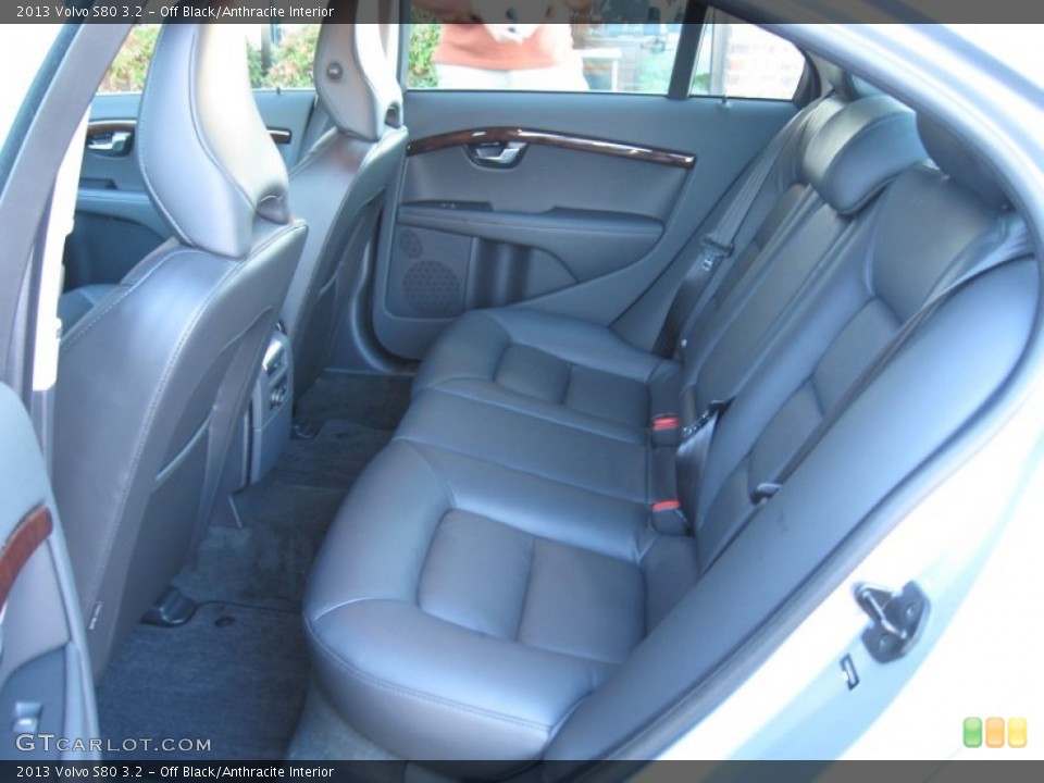 Off Black/Anthracite Interior Rear Seat for the 2013 Volvo S80 3.2 #74897532