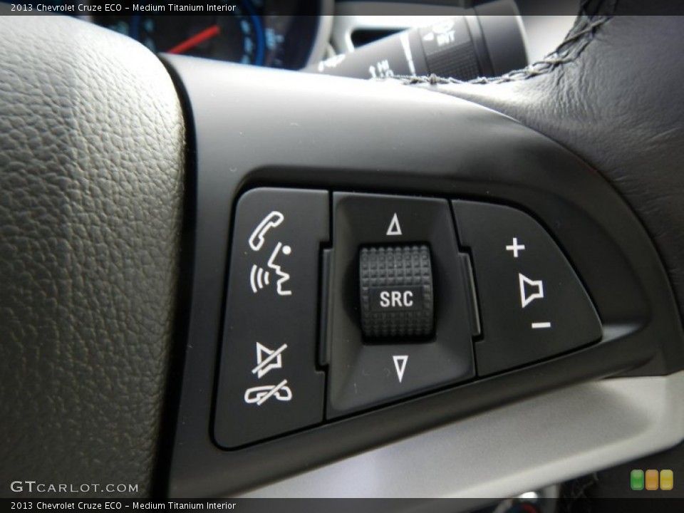 Medium Titanium Interior Controls for the 2013 Chevrolet Cruze ECO #74897691