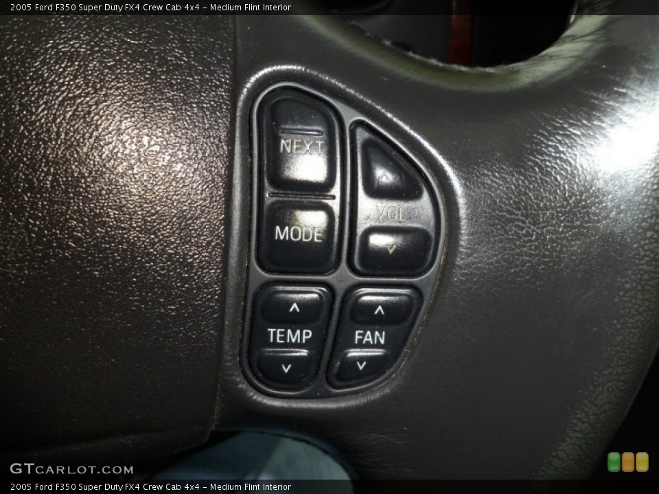 Medium Flint Interior Controls for the 2005 Ford F350 Super Duty FX4 Crew Cab 4x4 #74898057