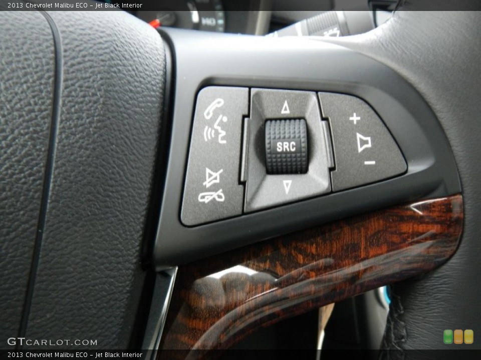 Jet Black Interior Controls for the 2013 Chevrolet Malibu ECO #74898224