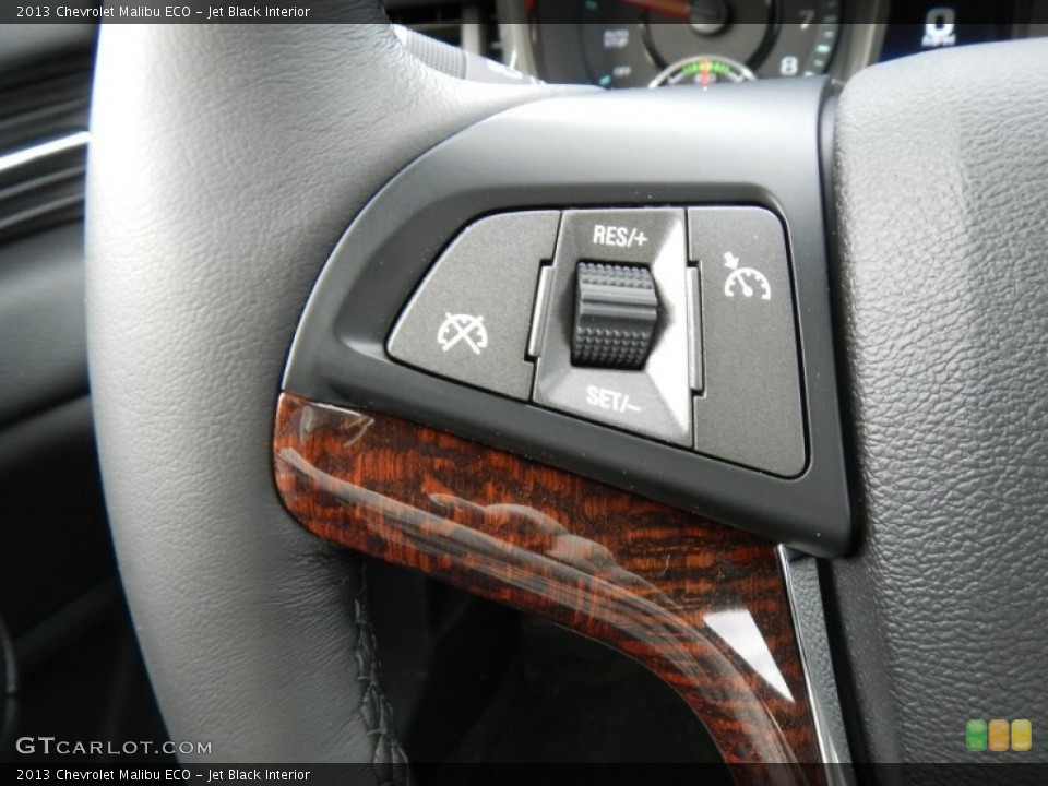 Jet Black Interior Controls for the 2013 Chevrolet Malibu ECO #74898242