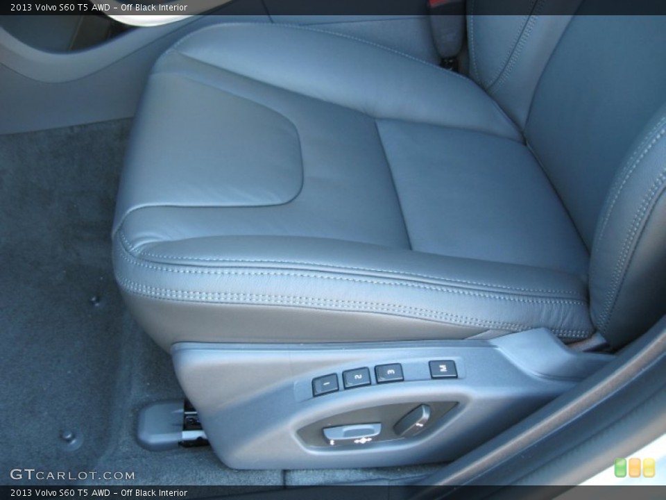 Off Black Interior Front Seat for the 2013 Volvo S60 T5 AWD #74899419