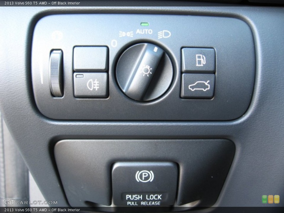 Off Black Interior Controls for the 2013 Volvo S60 T5 AWD #74899608