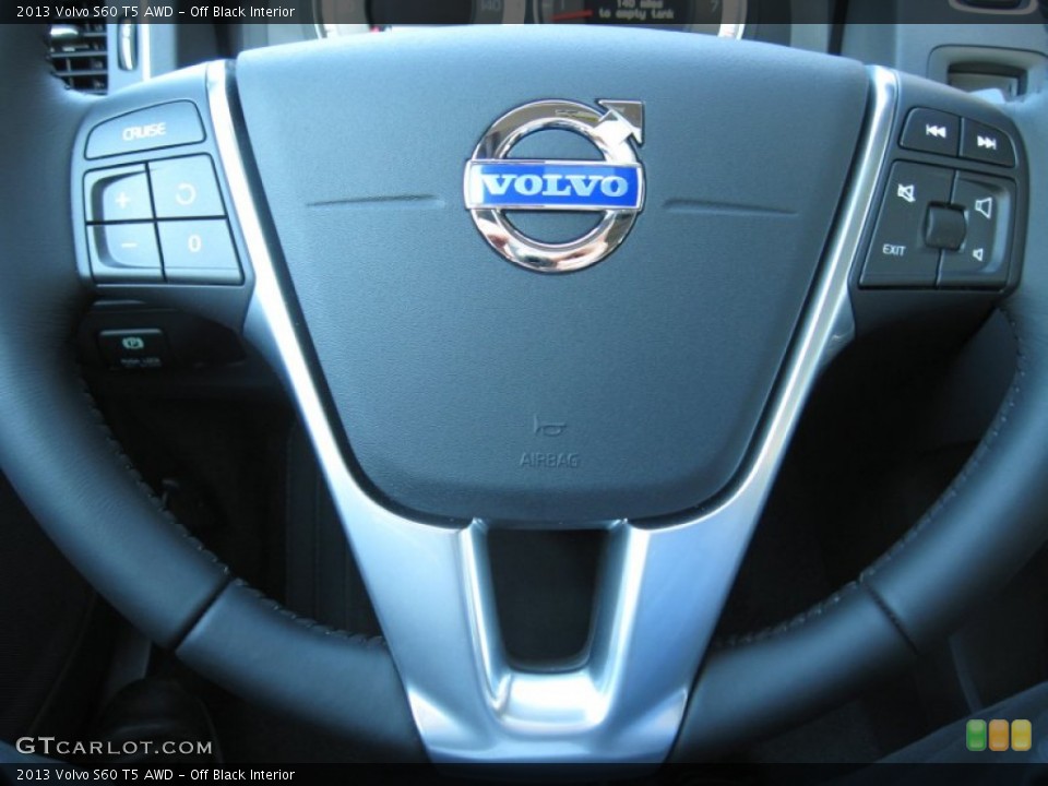 Off Black Interior Steering Wheel for the 2013 Volvo S60 T5 AWD #74899718