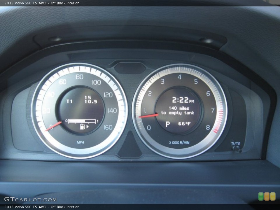 Off Black Interior Gauges for the 2013 Volvo S60 T5 AWD #74899735