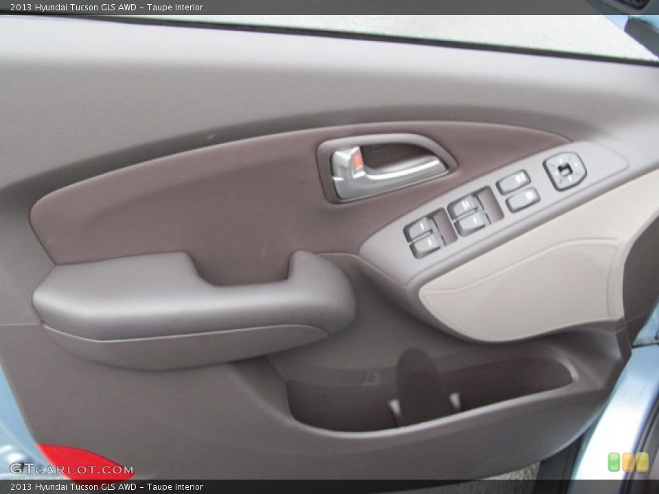 Taupe Interior Door Panel for the 2013 Hyundai Tucson GLS AWD #74899867