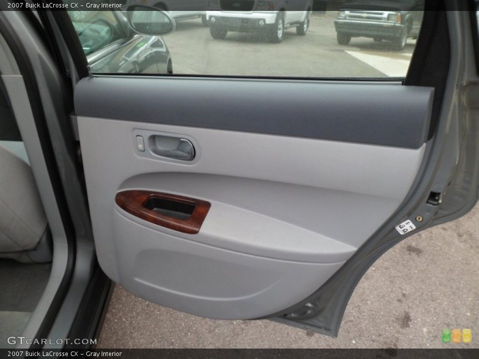 Gray Interior Door Panel for the 2007 Buick LaCrosse CX #74900034