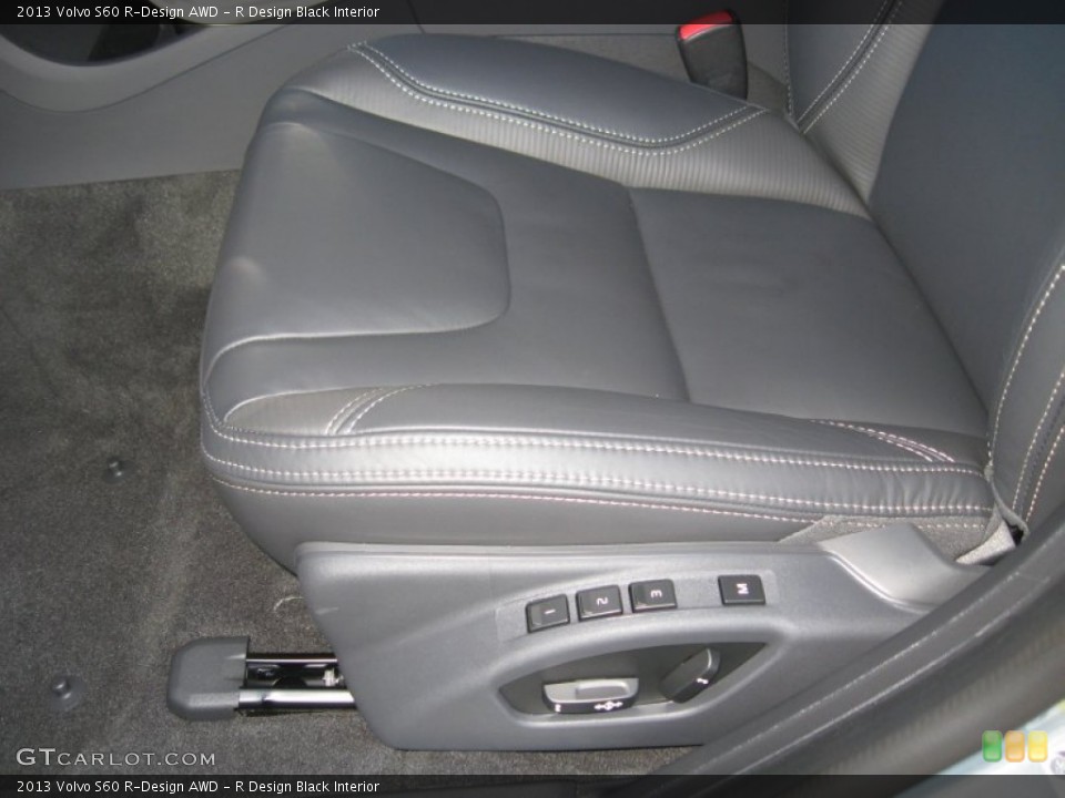 R Design Black Interior Front Seat for the 2013 Volvo S60 R-Design AWD #74900113