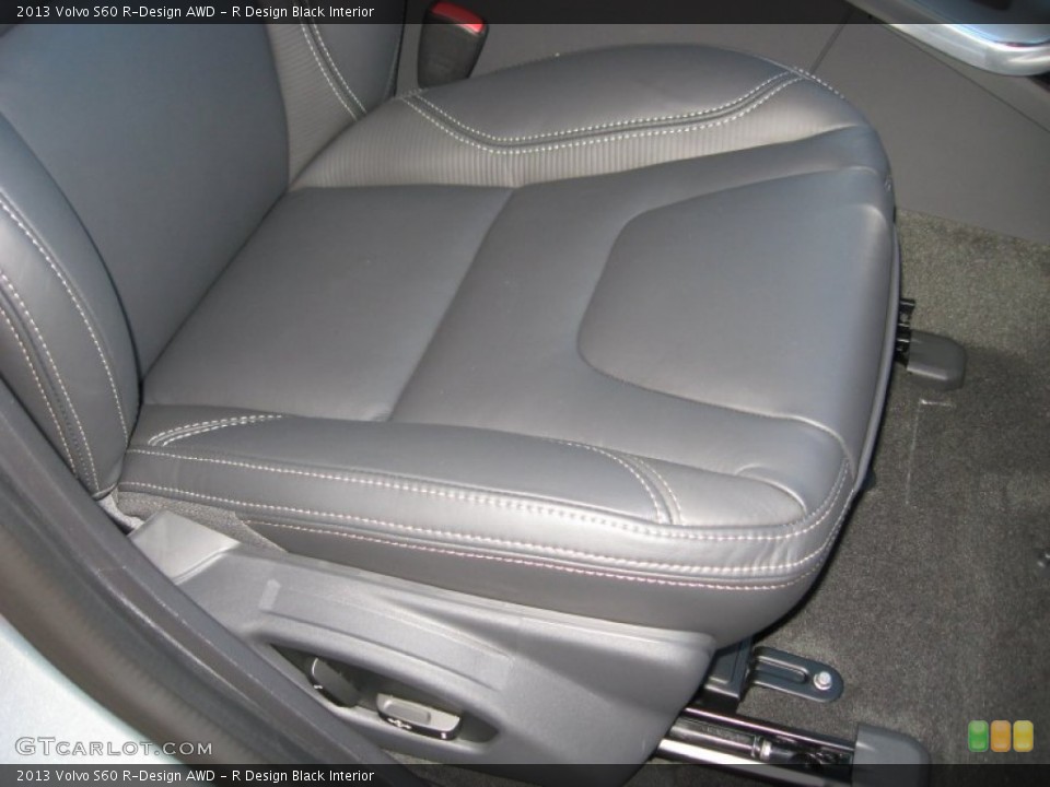 R Design Black Interior Front Seat for the 2013 Volvo S60 R-Design AWD #74900233