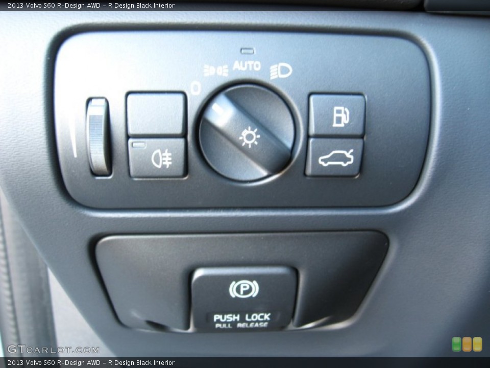 R Design Black Interior Controls for the 2013 Volvo S60 R-Design AWD #74900318