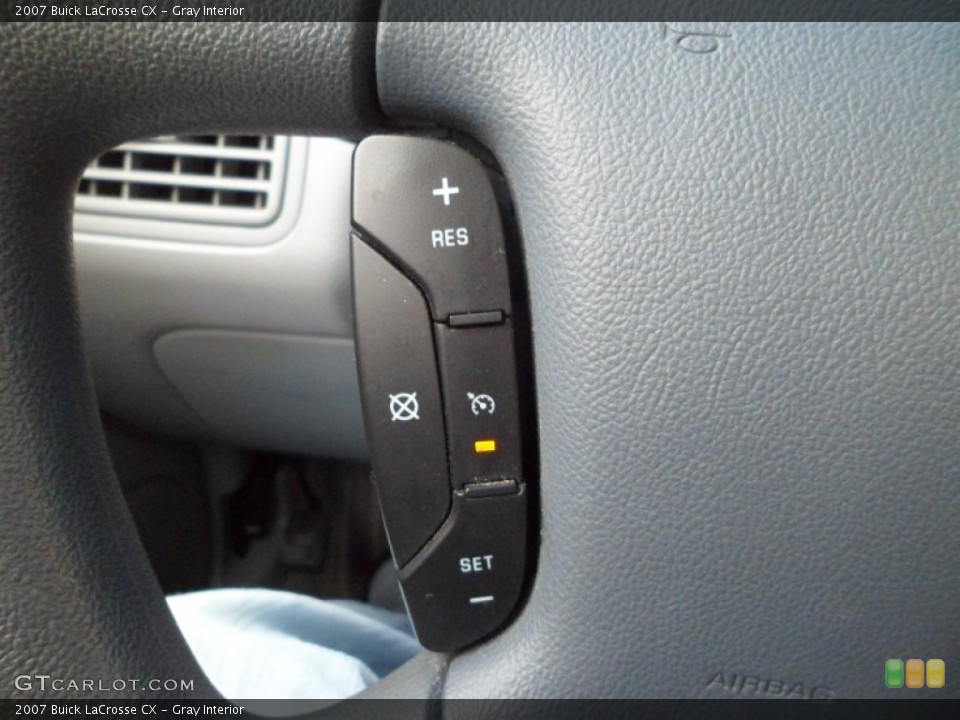 Gray Interior Controls for the 2007 Buick LaCrosse CX #74900342