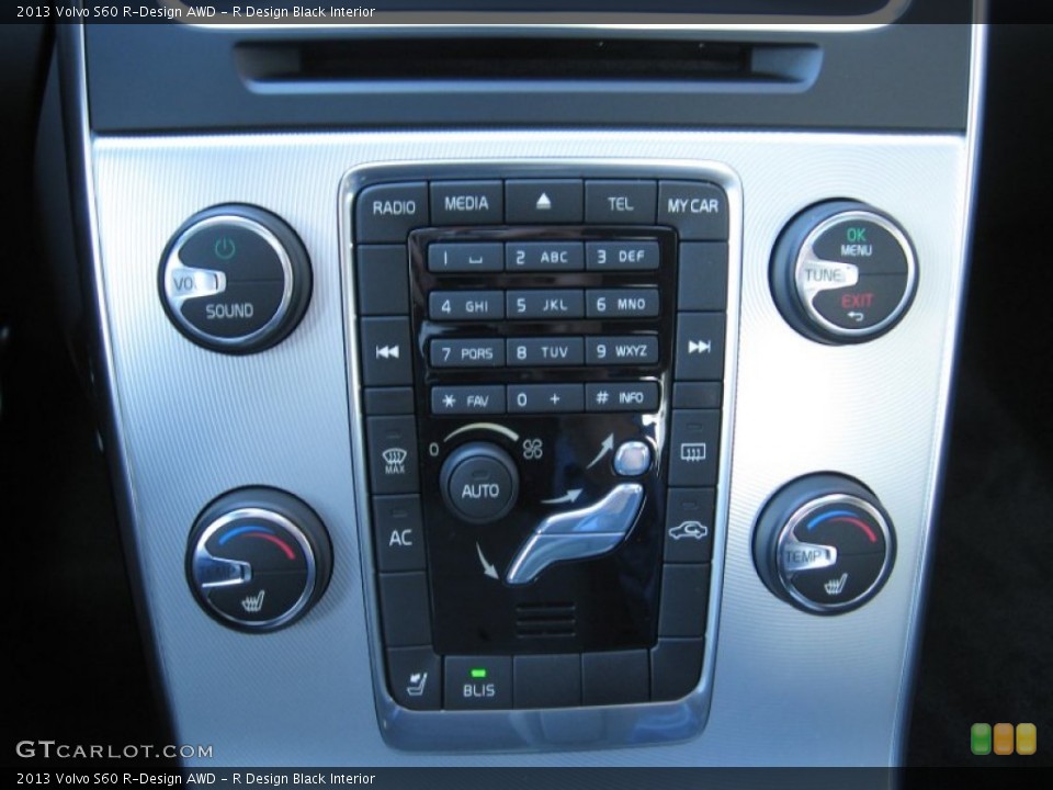 R Design Black Interior Controls for the 2013 Volvo S60 R-Design AWD #74900388