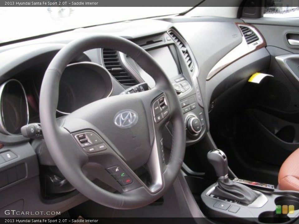 Saddle Interior Steering Wheel for the 2013 Hyundai Santa Fe Sport 2.0T #74900681