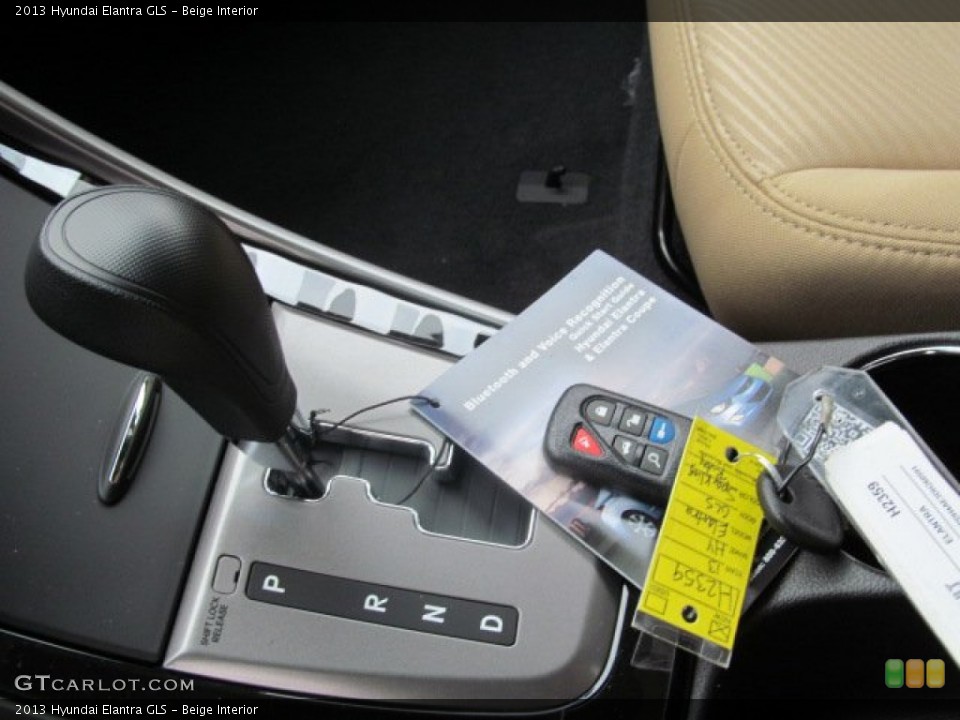 Beige Interior Transmission for the 2013 Hyundai Elantra GLS #74900897