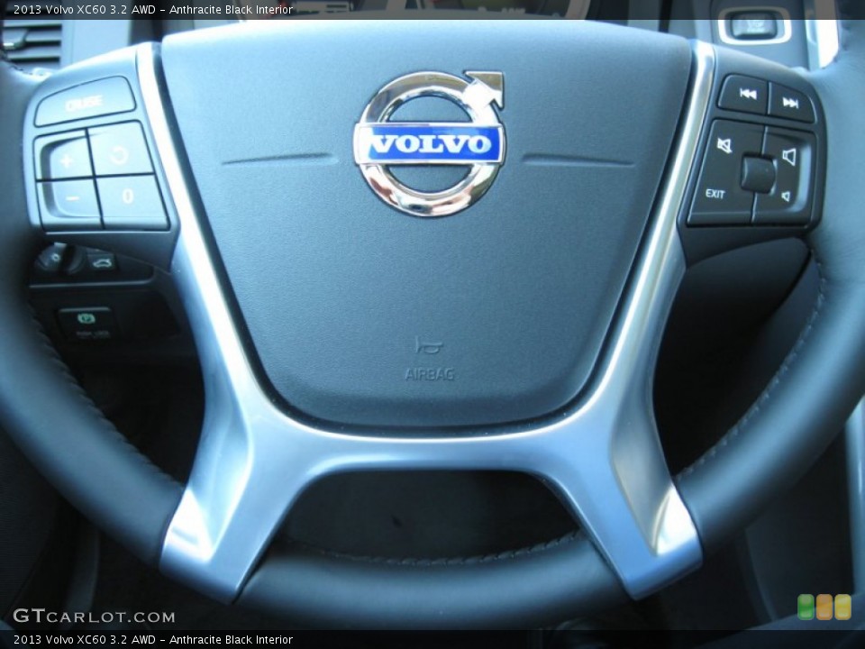 Anthracite Black Interior Steering Wheel for the 2013 Volvo XC60 3.2 AWD #74901161