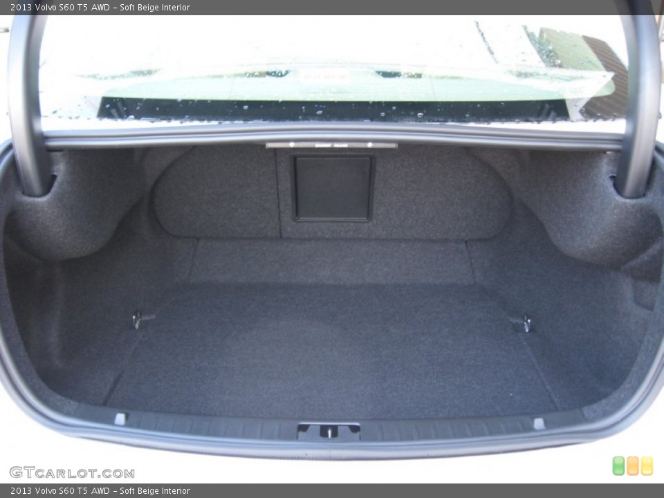 Soft Beige Interior Trunk for the 2013 Volvo S60 T5 AWD #74901512