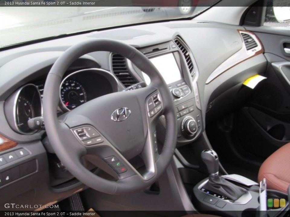 Saddle Interior Dashboard for the 2013 Hyundai Santa Fe Sport 2.0T #74901535