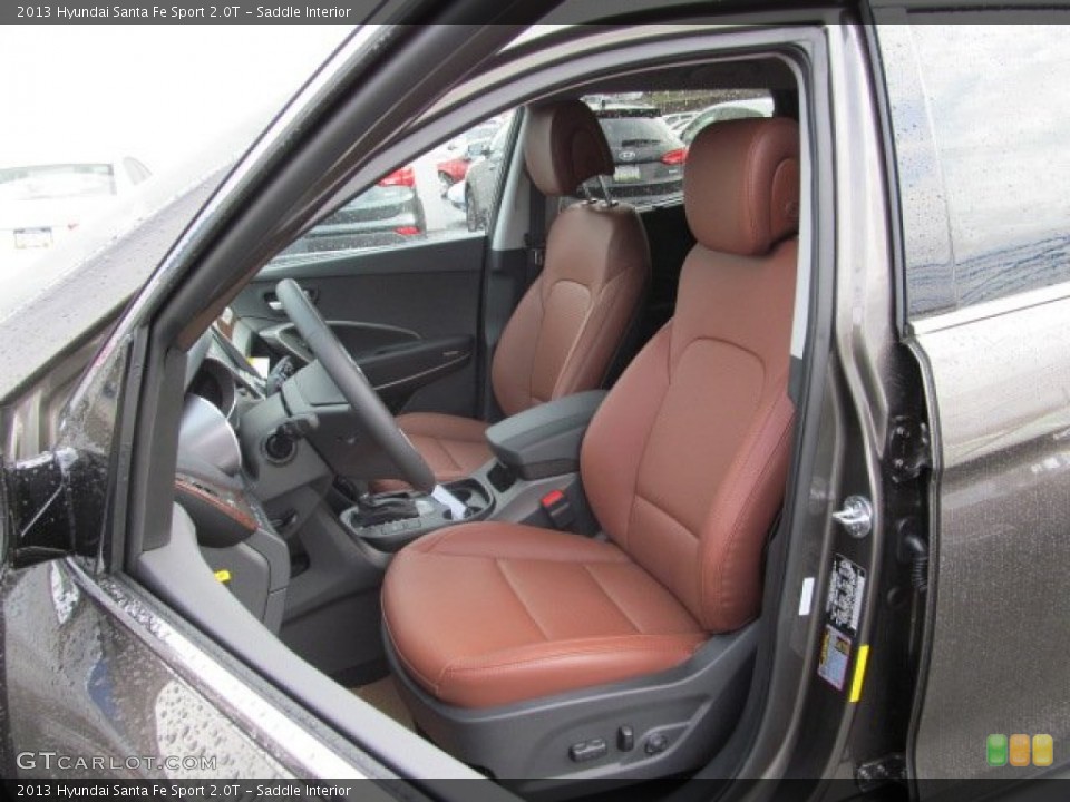 Saddle Interior Front Seat for the 2013 Hyundai Santa Fe Sport 2.0T #74901555
