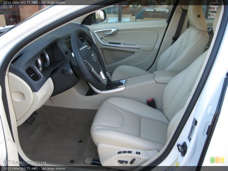 Soft Beige Interior Photo for the 2013 Volvo S60 T5 AWD #74901558