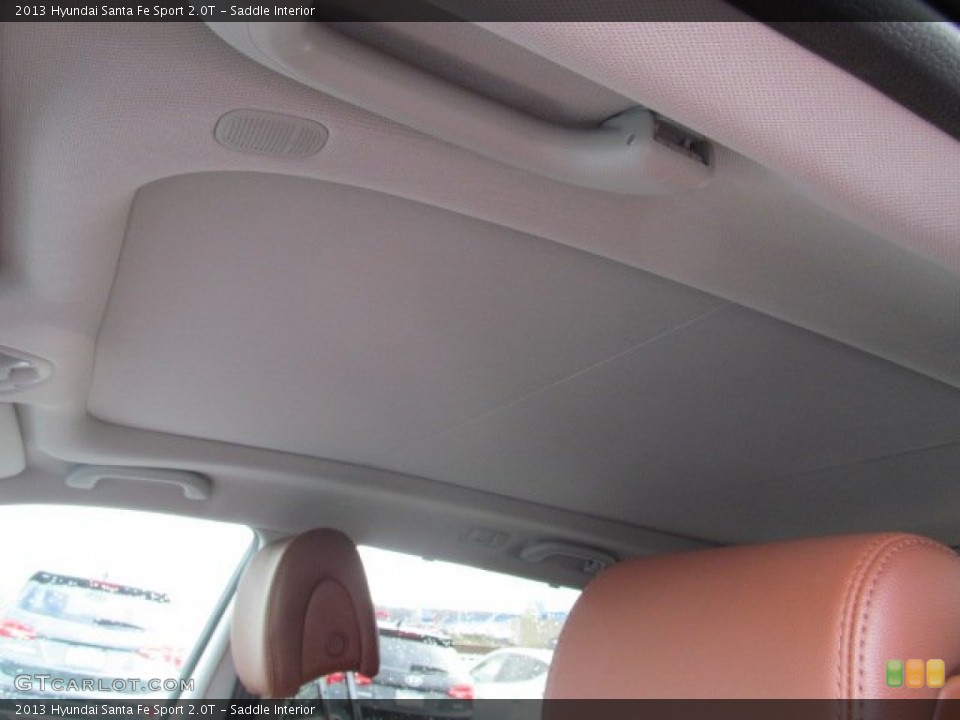 Saddle Interior Sunroof for the 2013 Hyundai Santa Fe Sport 2.0T #74901576