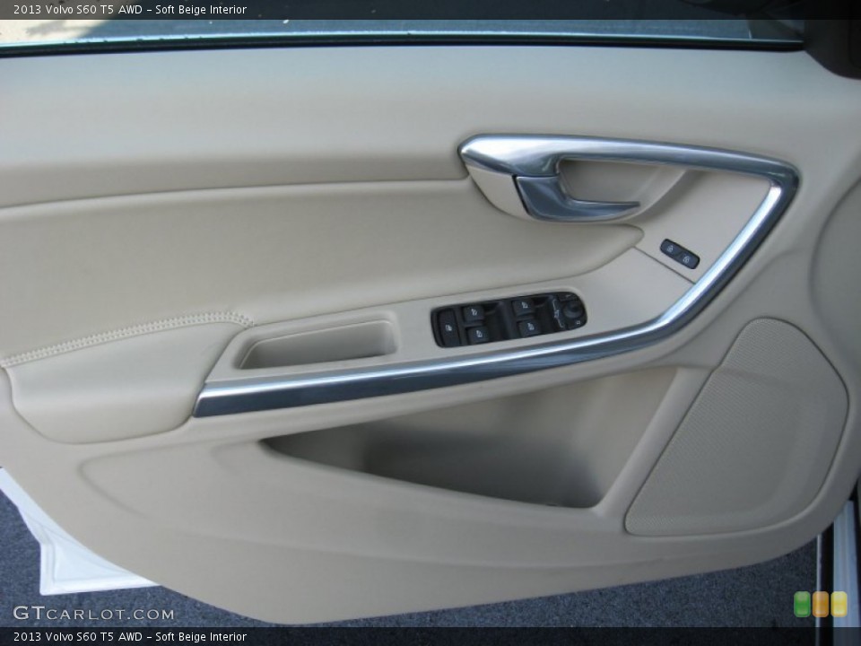 Soft Beige Interior Door Panel for the 2013 Volvo S60 T5 AWD #74901600