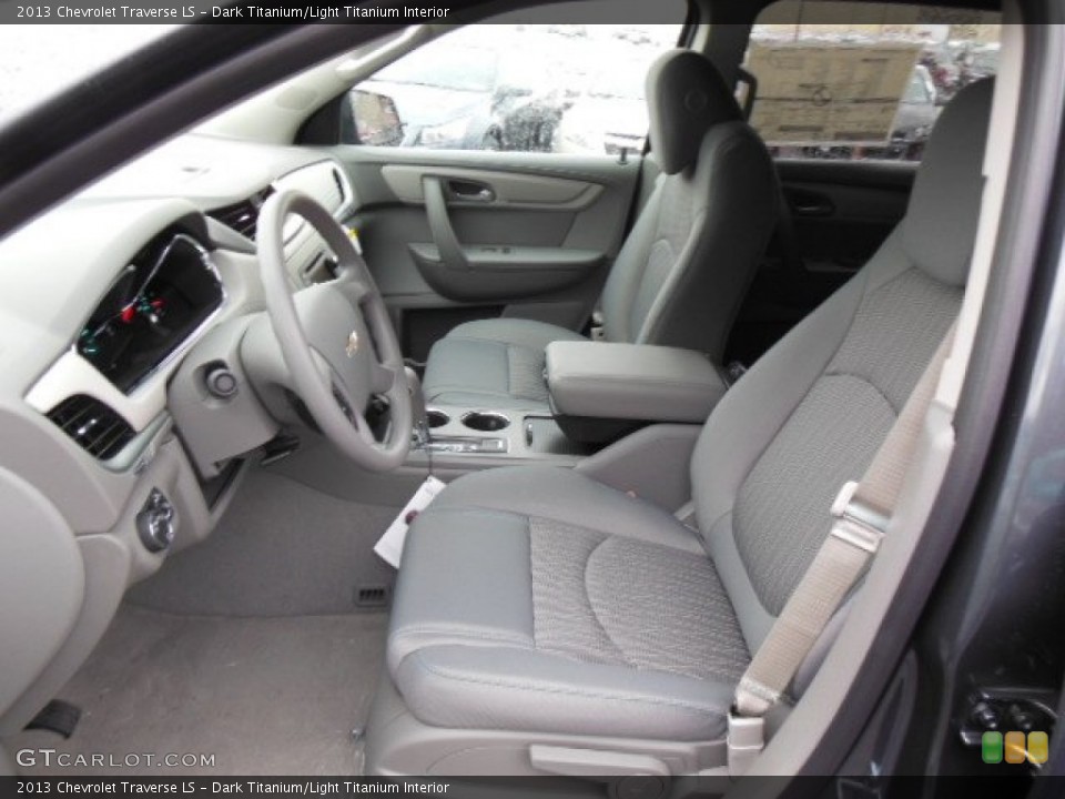 Dark Titanium/Light Titanium Interior Photo for the 2013 Chevrolet Traverse LS #74902190