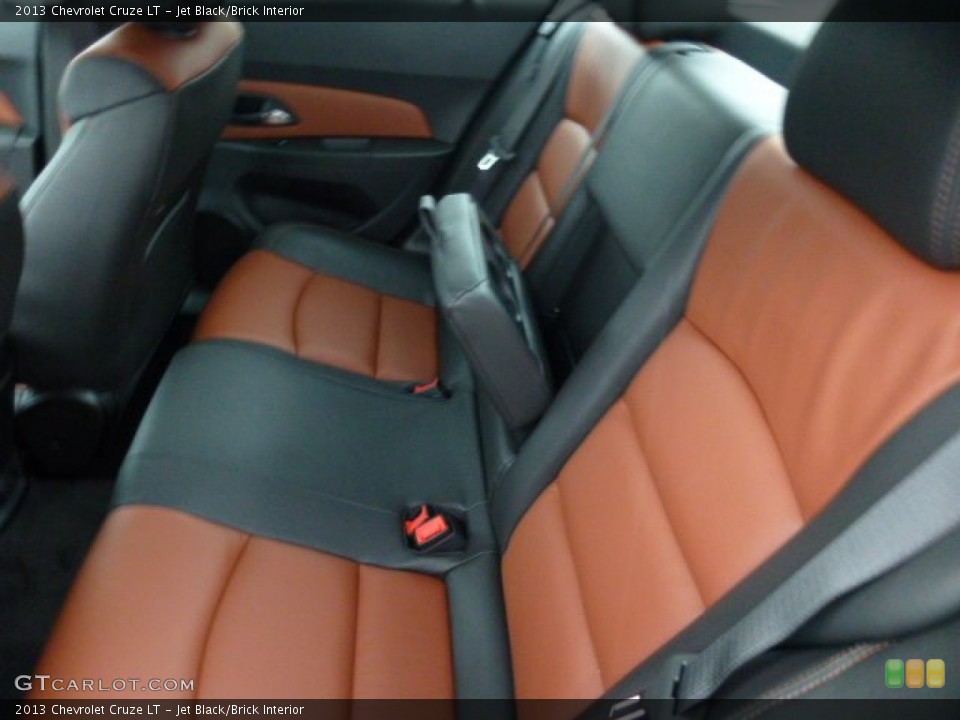 Jet Black/Brick Interior Rear Seat for the 2013 Chevrolet Cruze LT #74902703