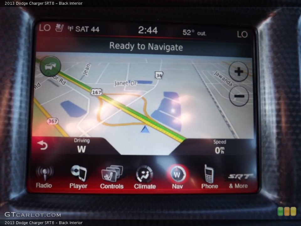 Black Interior Navigation for the 2013 Dodge Charger SRT8 #74905491